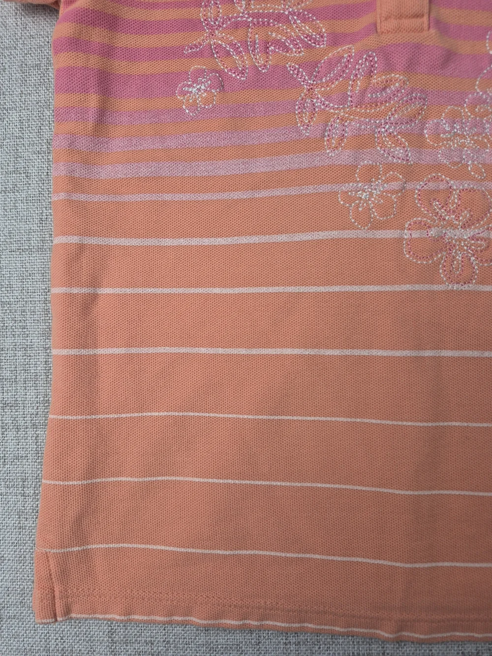 Vintage Y2K Old Navy Toddler Girls Tropical Floral Polo Shirt 3T​